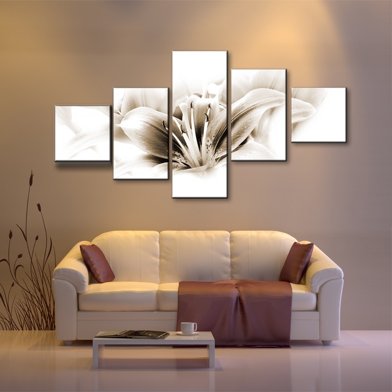 obraz na ścianę z lilią